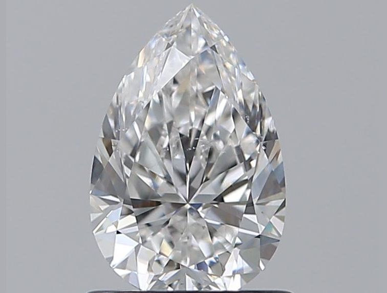 0.80 Carat E SI1 Pear Diamond