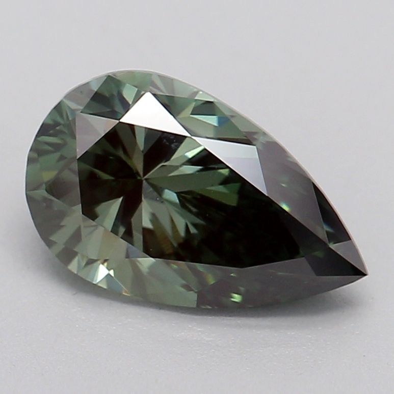 0.92 CT Fancy Deep Green PEAR