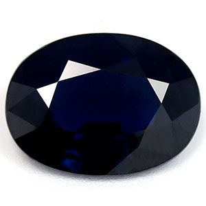 Szafir 3,07 ct, niebieski, szlif owalny