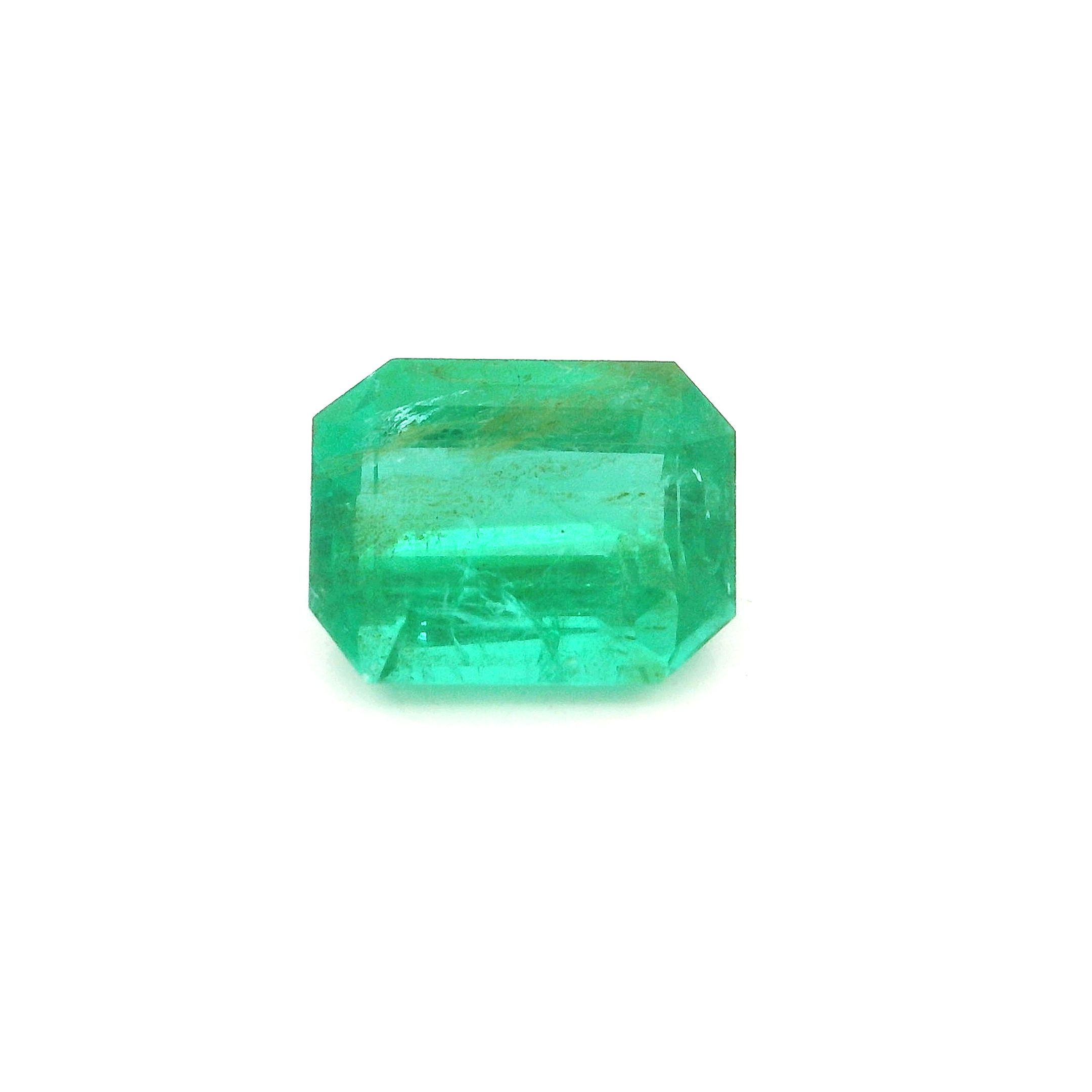1.79 ct Octagonal Emerald