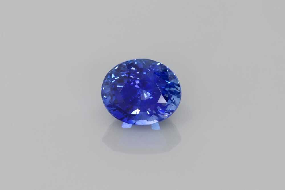 Szafir 1,49 ct, niebieski, szlif owalny
