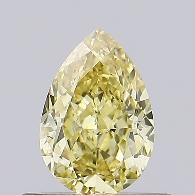 0.55 CT Fancy Vivid Yellow PEAR