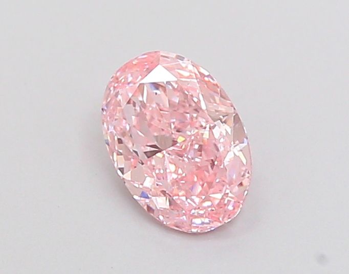 0.44 CT Fancy Intense Pink OVAL