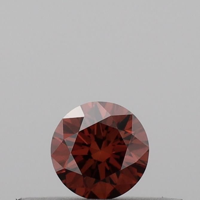0.17 CT Fancy Vivid Orange ROUND