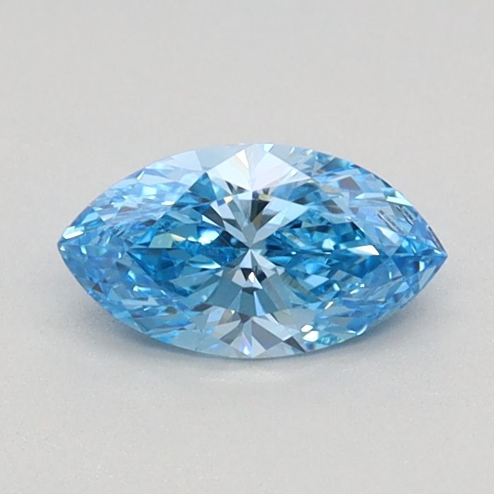 0.4 CT Fancy Vivid Blue MARQUISE