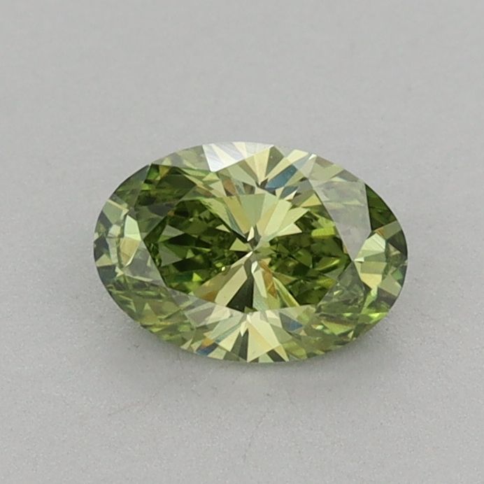 0.51 CT Fancy Vivid Green OVAL