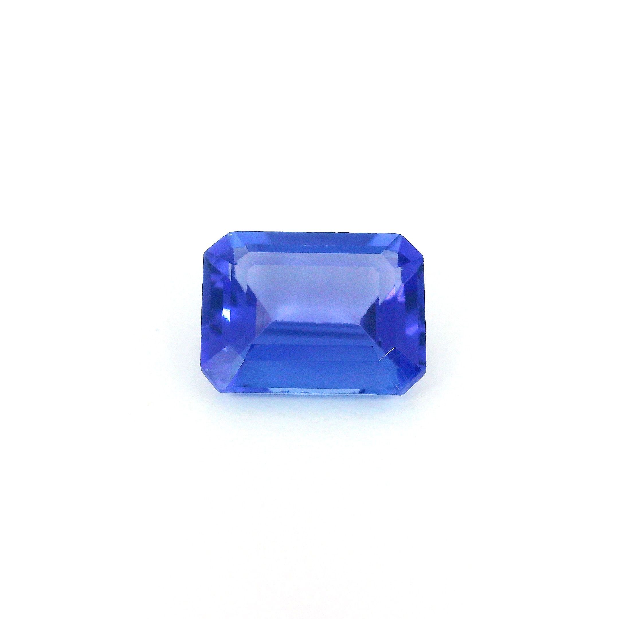 Tanzanit 2,41 ct, fioletowy, szlif ośmiokątny