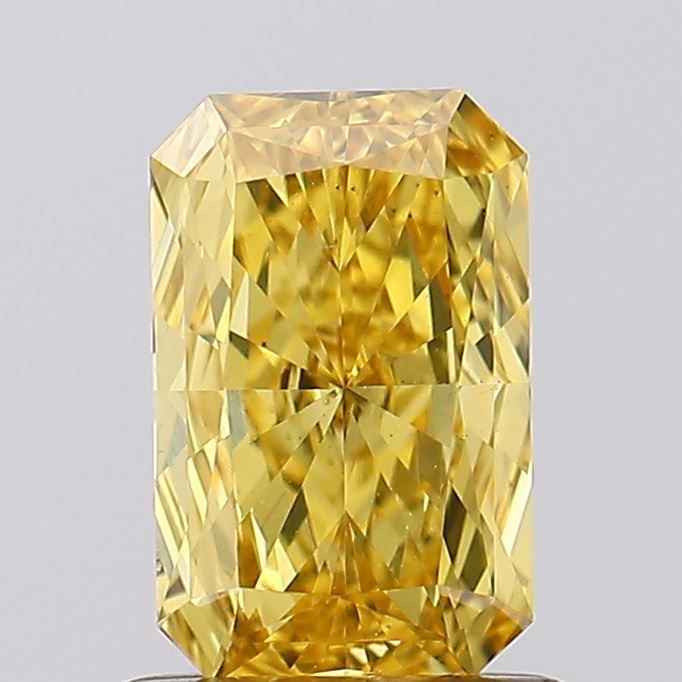 0.75 CT Fancy Vivid Brownish Yellow RADIANT