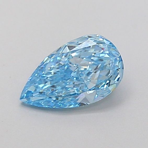 0.53 CT Fancy Vivid Blue PEAR