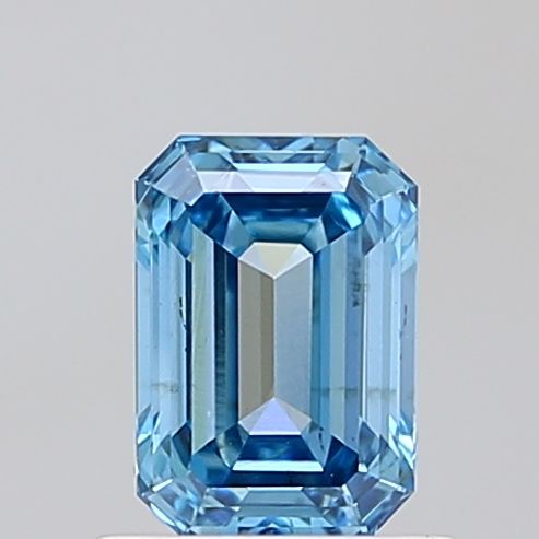 0.85 CT Fancy Vivid Blue EMERALD