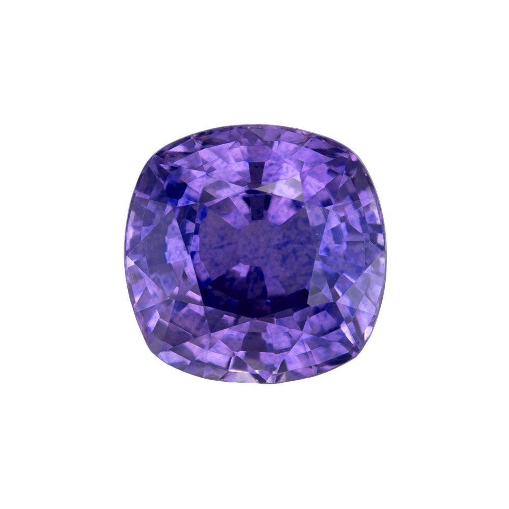 1.40 Carat Purple Cushion Sapphire