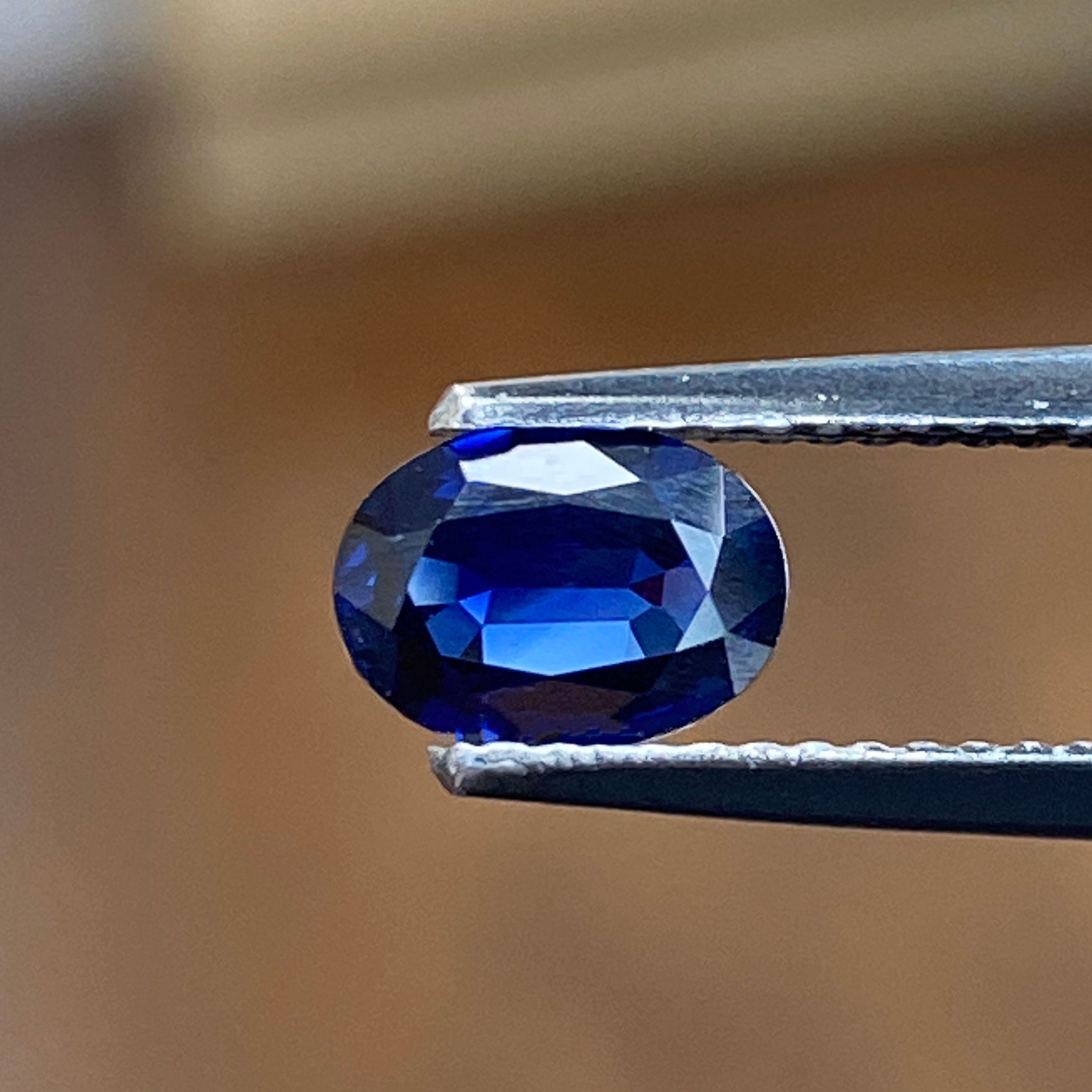 SAPPHIRE FACETED 0.86ct BLUE Blue EC SRILANKA HEATED