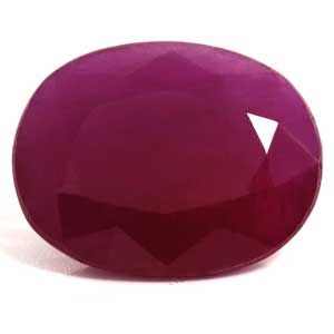 Rubin 8,22 ct, czerwony, szlif owalny