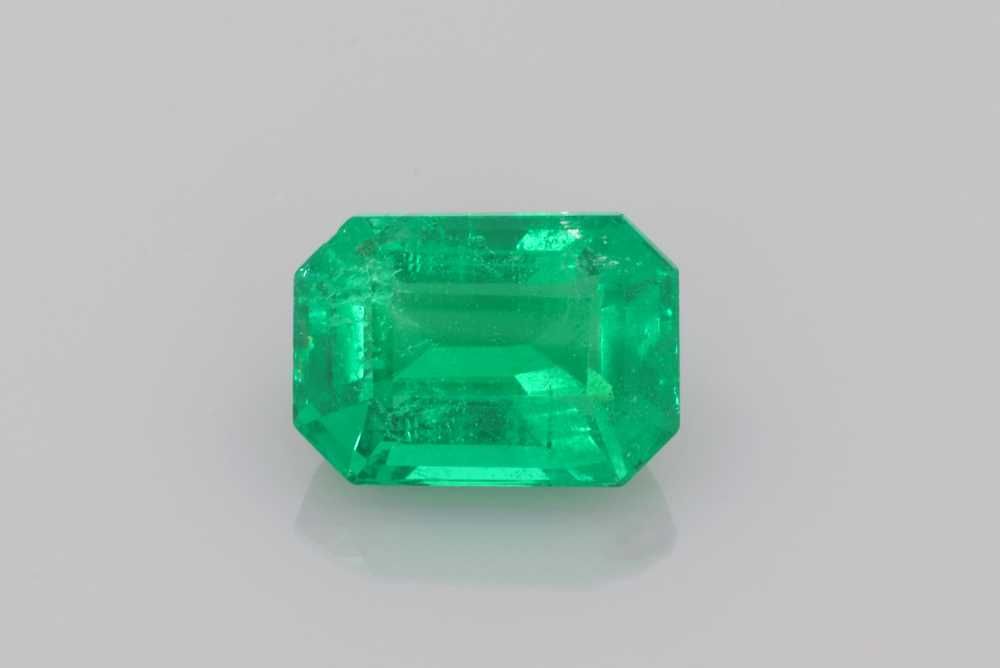 Szmaragd 1,80 ct, zielony, szlif szmaragdowy