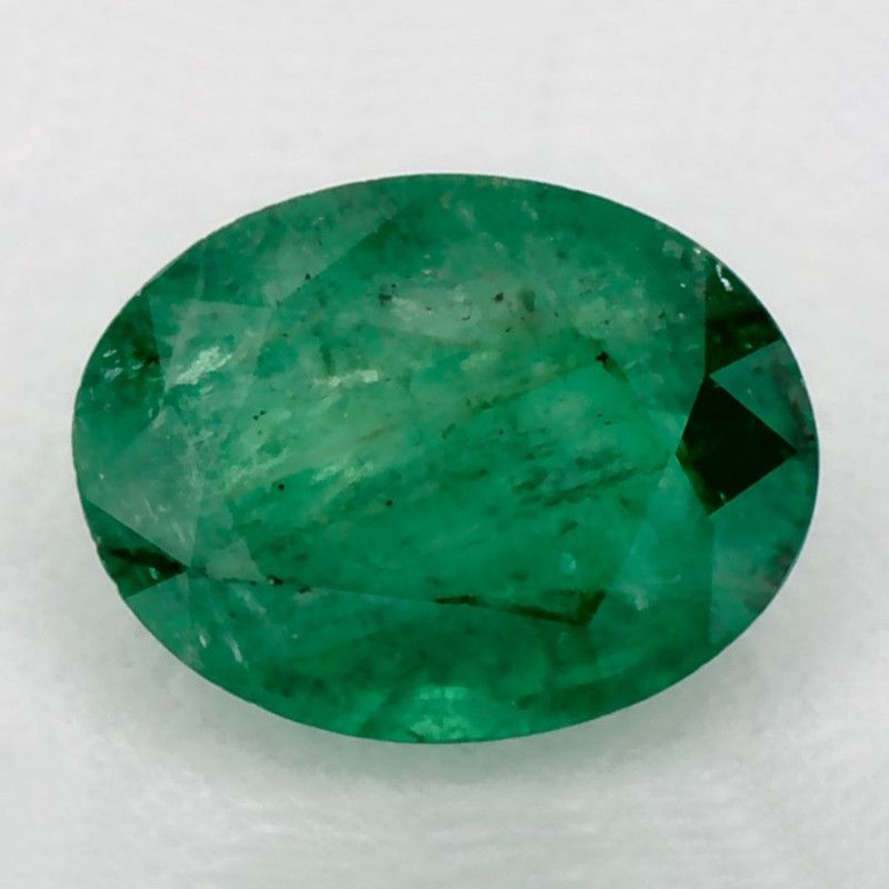 Szmaragd 1,00 ct, zielony, szlif owalny