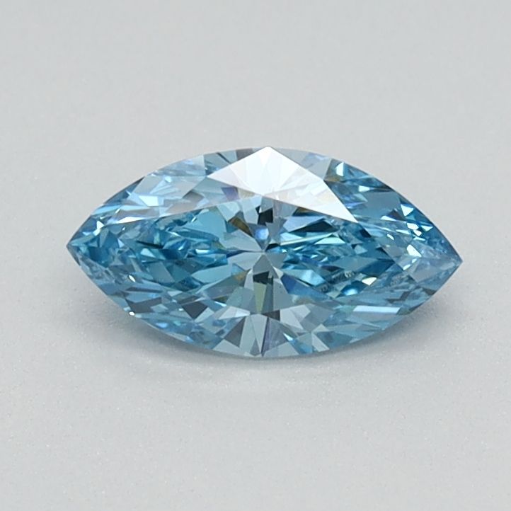 0.33 CT Fancy Vivid Blue MARQUISE