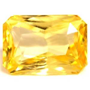SAPPHIRE FACETED 5.04ct YELLOW Vivid Yellow EC SRILANKA NONE