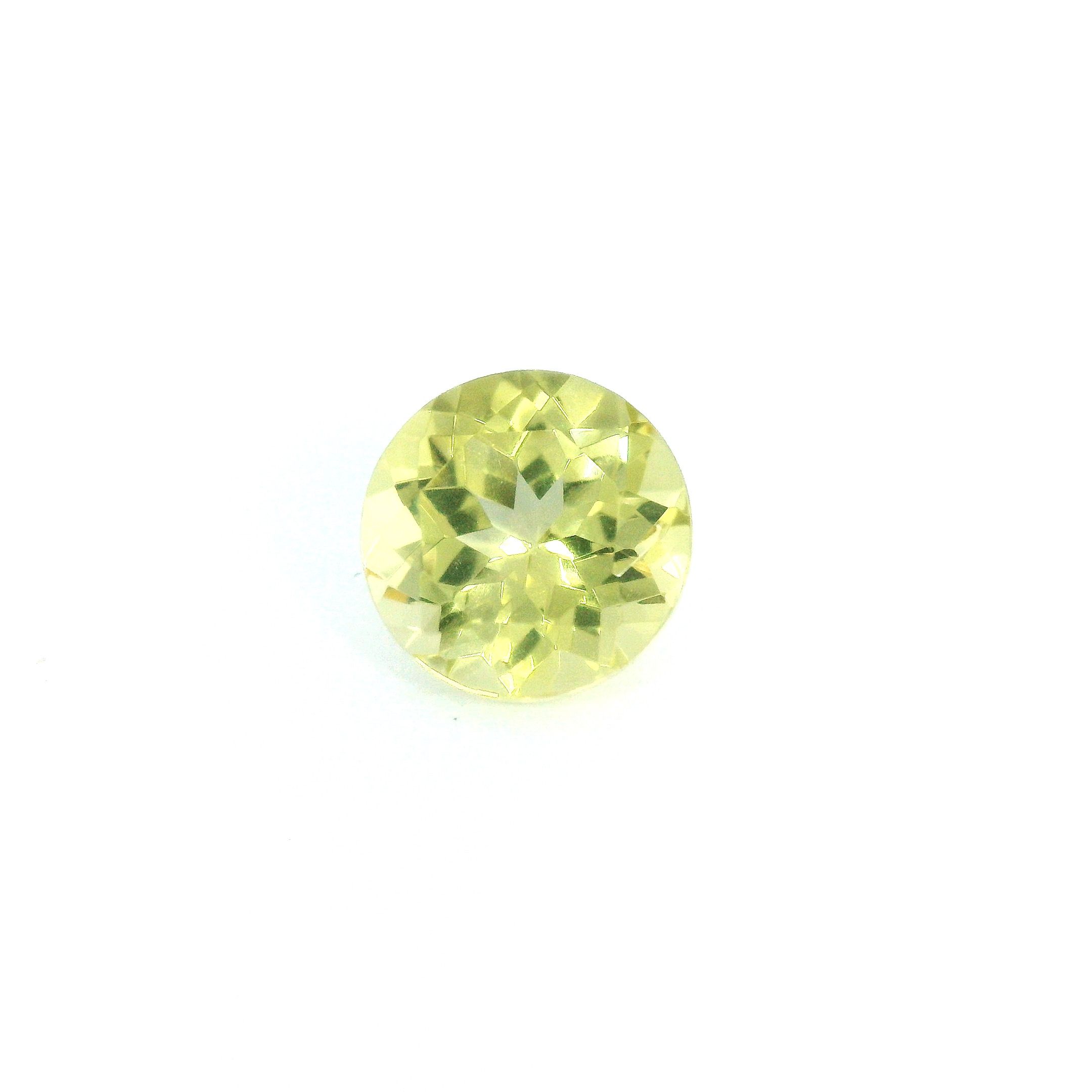 Apatyt 2,34 ct, żółty, szlif okrągły