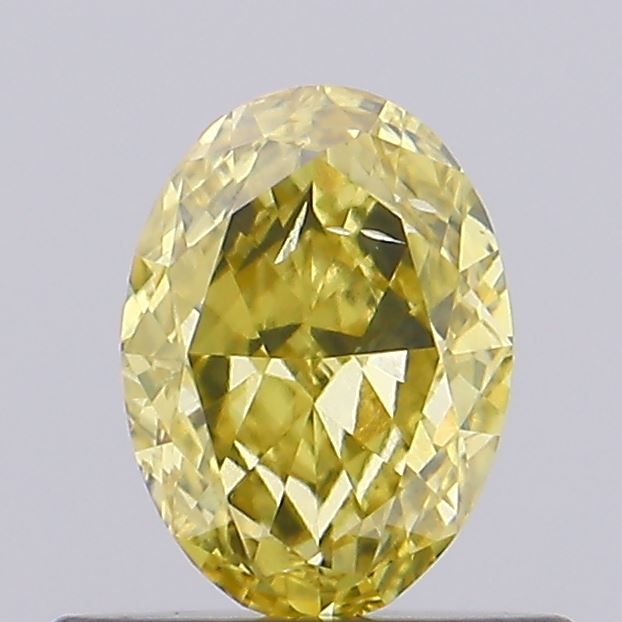 0.51 CT Fancy Vivid Yellow OVAL