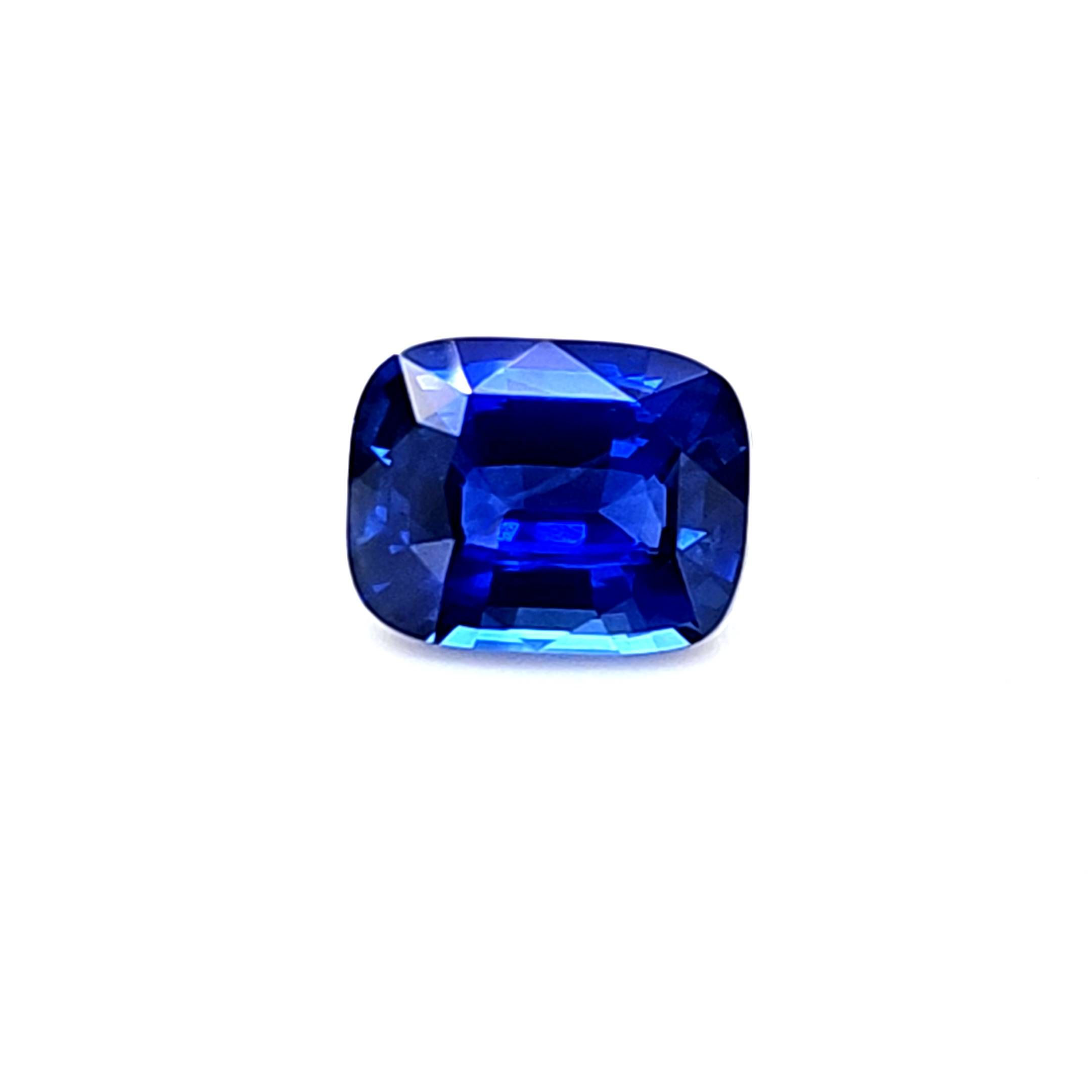 SAPPHIRE FACETED 3.01ct BLUE Blue EC SRILANKA HEATED