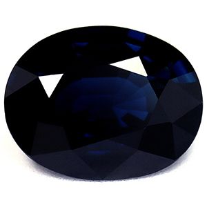 Szafir 2,81 ct, niebieski, szlif owalny