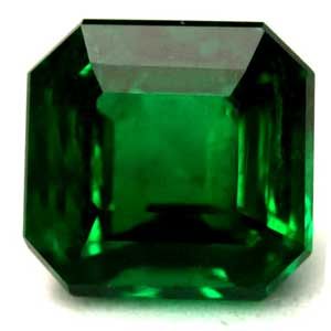 Szmaragd 1,13 ct, zielony, szlif szmaragdowy