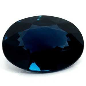 SAPPHIRE FACETED 0.83ct BLUE Deep Blue EC MADAGASCAR NONE