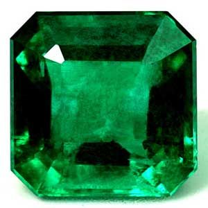 Szmaragd 2,35 ct, zielony, szlif szmaragdowy