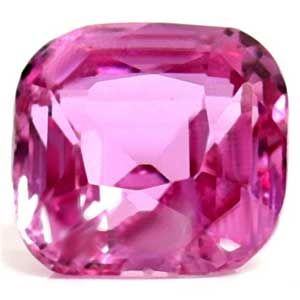 Szafir 1,55 ct, różowy, szlif cushion