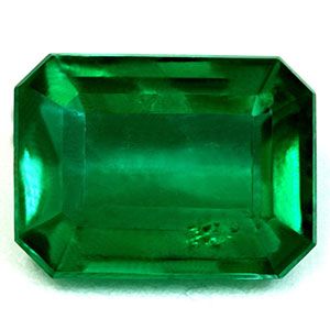 Szmaragd 1,50 ct, zielony, szlif szmaragdowy