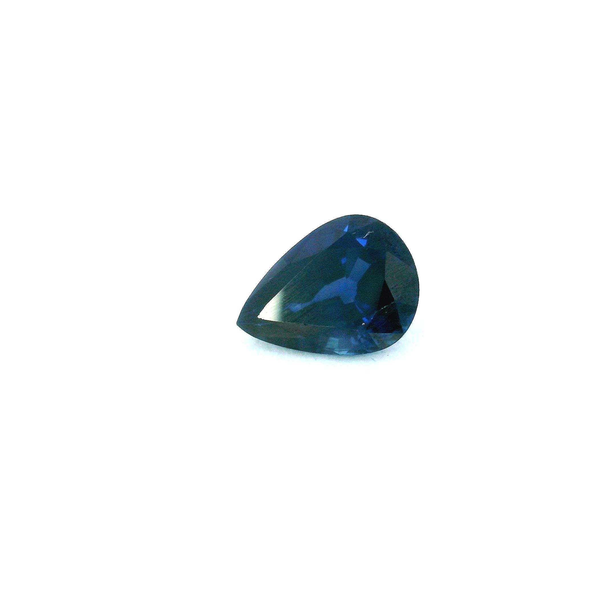 1.38 ct Pear sapphire