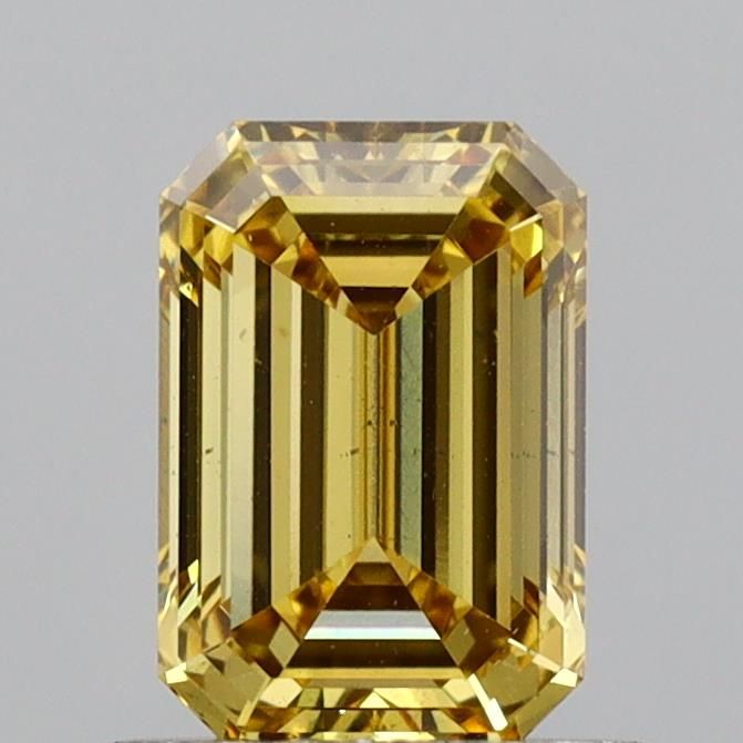 1.01 CT Fancy Vivid Yellow EMERALD