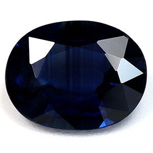 Szafir 1,29 ct, niebieski, szlif owalny