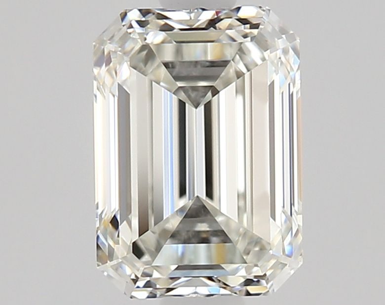 1.01-carat emerald diamond with I color, null cut, and VVS1 clarity.