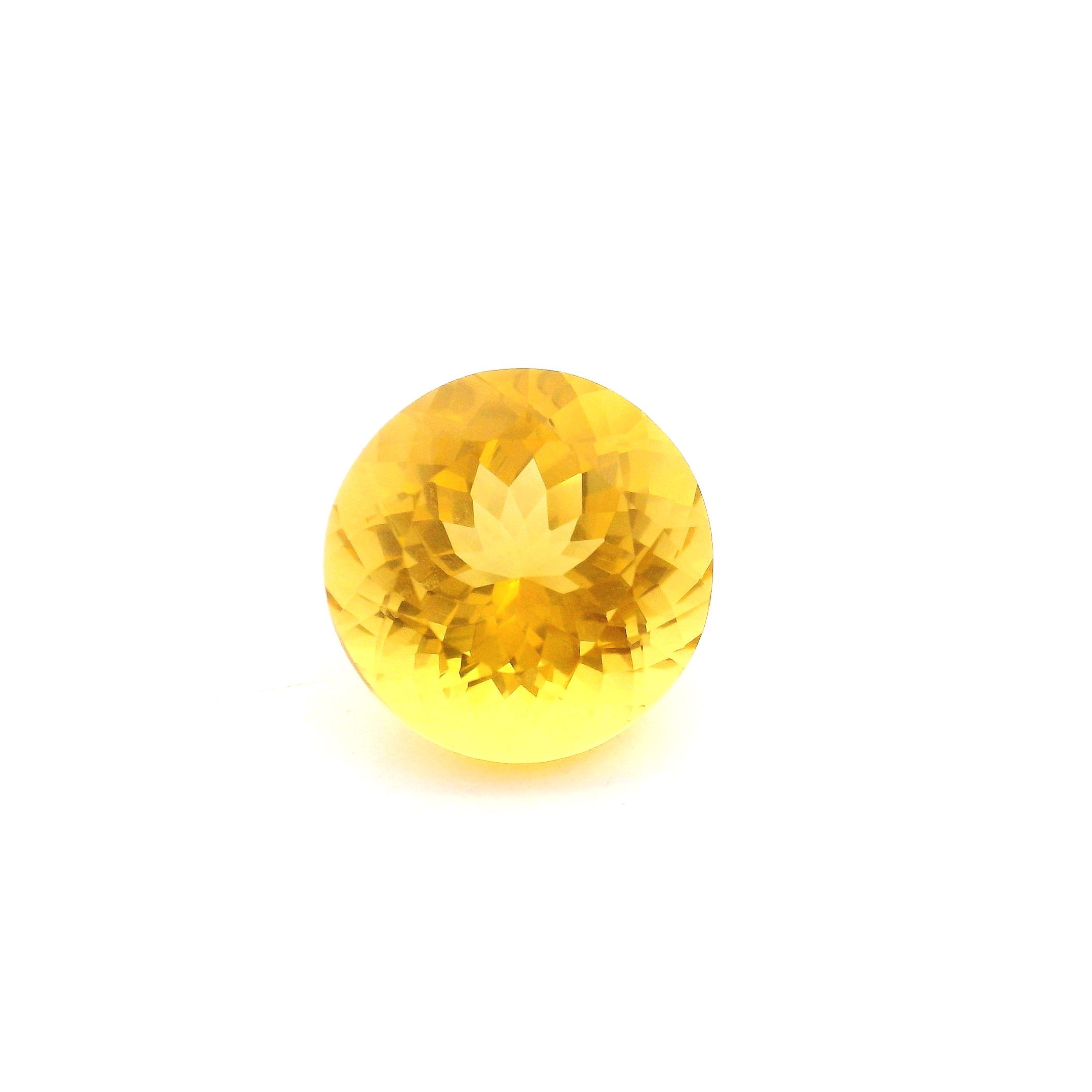 Heliodor 5,38 ct, żółty, szlif okrągły