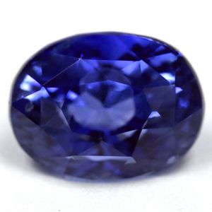 SAPPHIRE FACETED 1.47ct BLUE Vivid Blue SI SRILANKA NONE