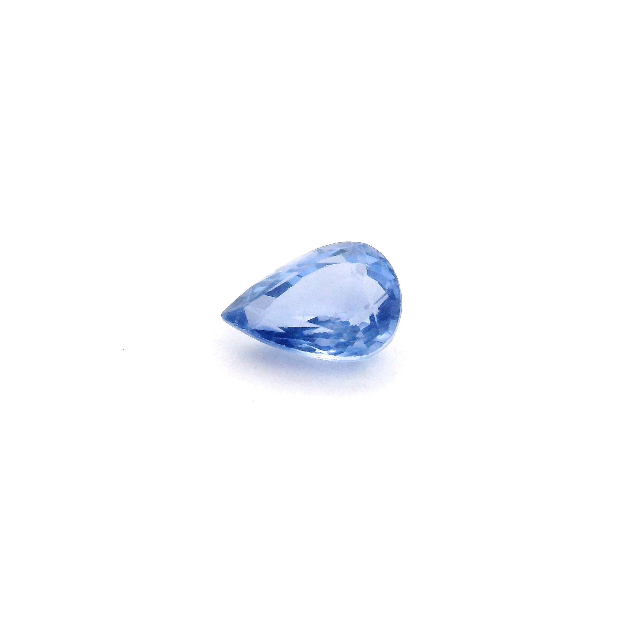 SAPPHIRE FACETED 0.95ct BLUE Medium Intense EC SRILANKA HEATED