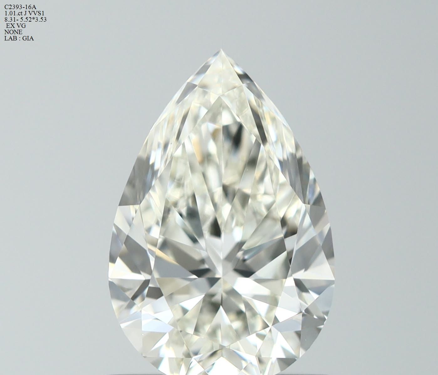 Prírodný diamant hruška,...