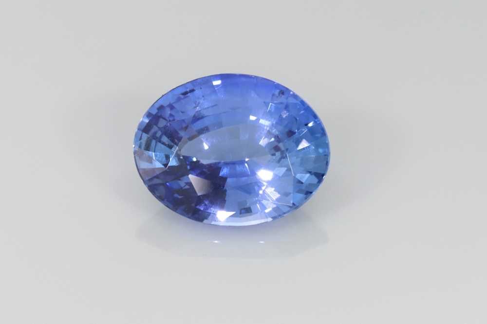 Szafir 1,86 ct, niebieski, szlif owalny