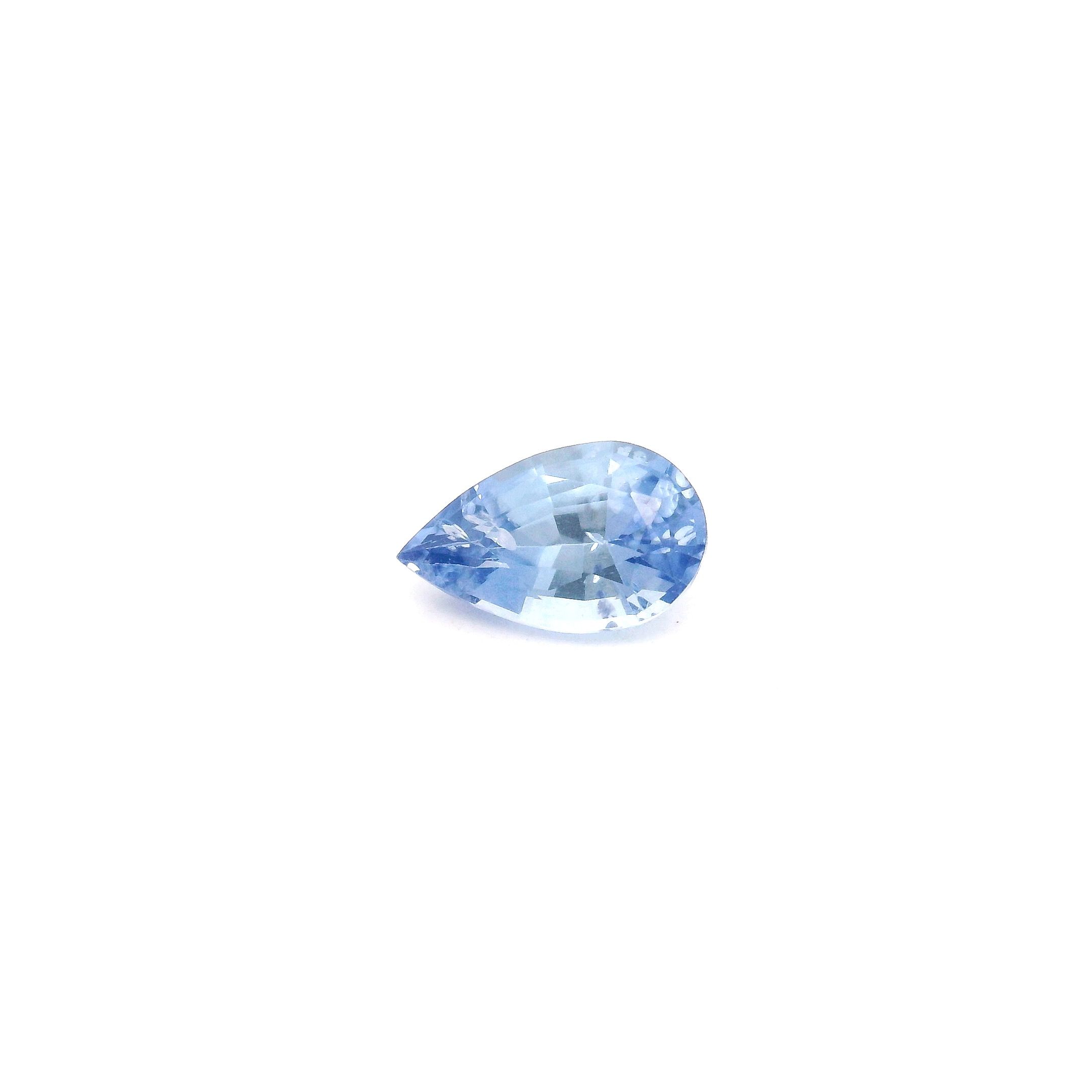 0.71 ct Pear sapphire
