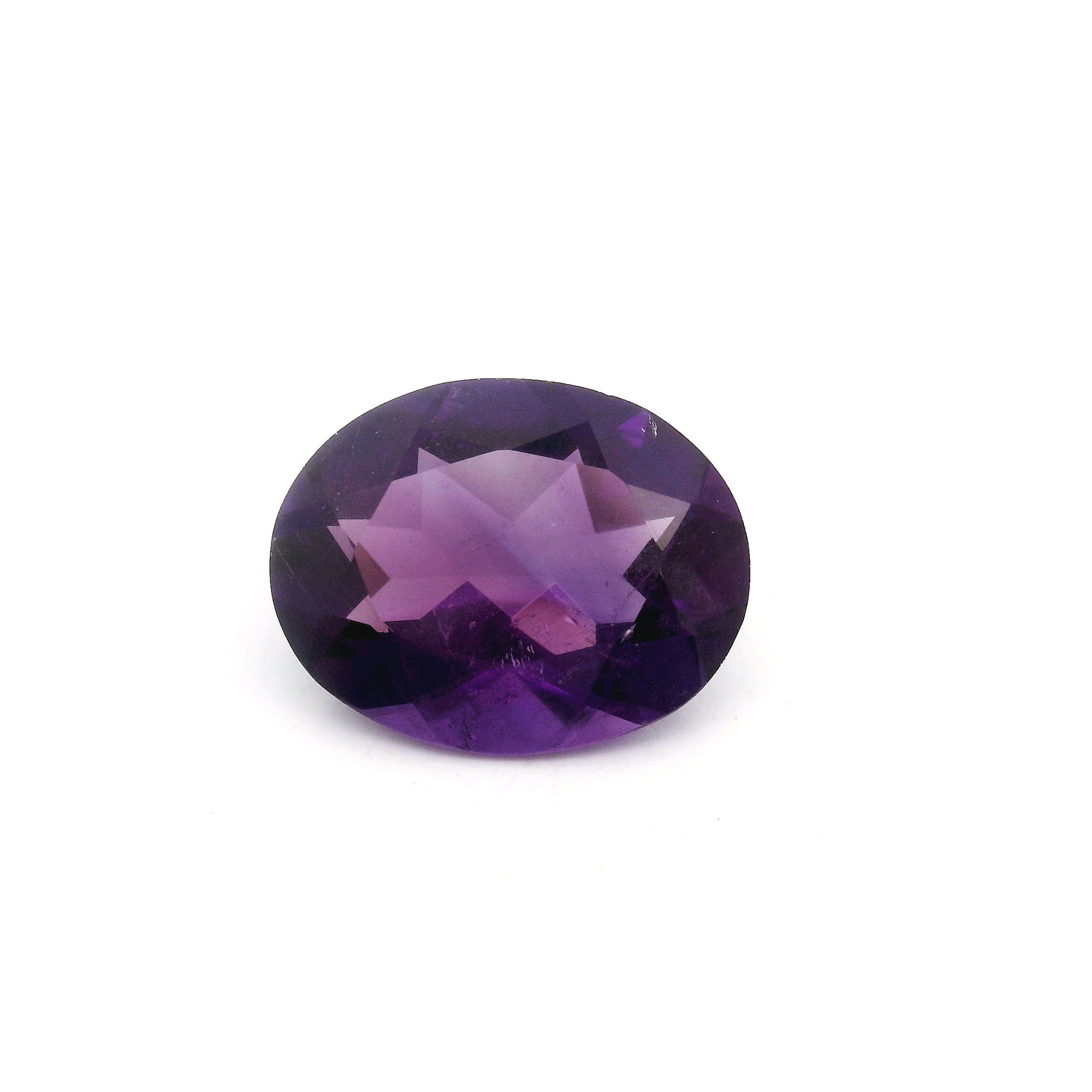Ametyst 2,67 ct, purpurowy, szlif owalny