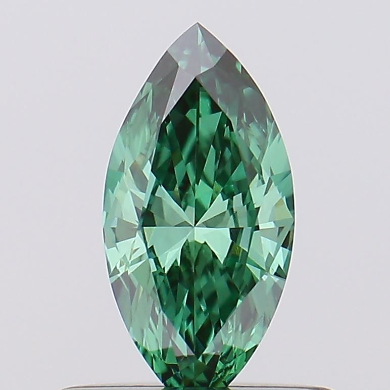 0.33 CT Fancy Vivid Green MARQUISE