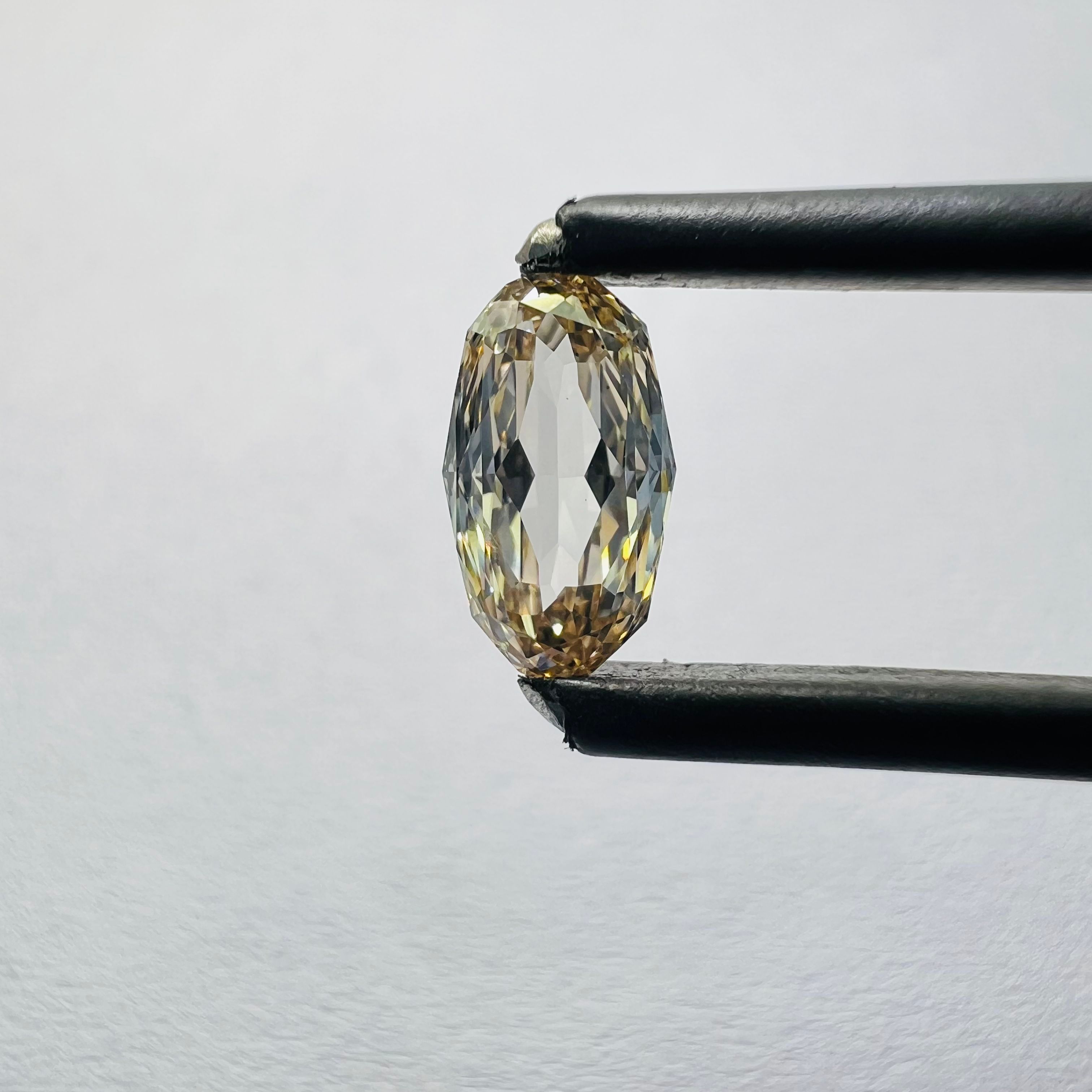 0.65 CT Orange OVAL