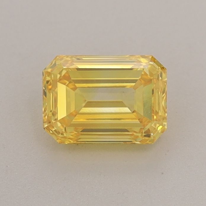 0.61 CT Fancy Intense Yellow EMERALD