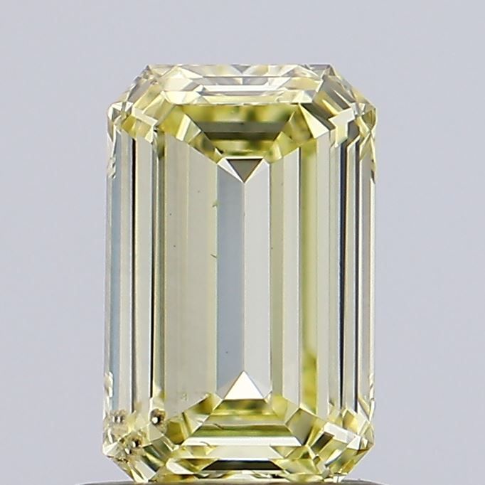 0.5 CT Fancy Intense Greenish Yellow EMERALD