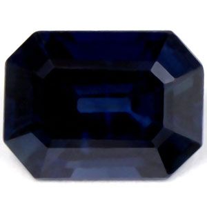 Szafir 1,77 ct, niebieski, szlif szmaragdowy