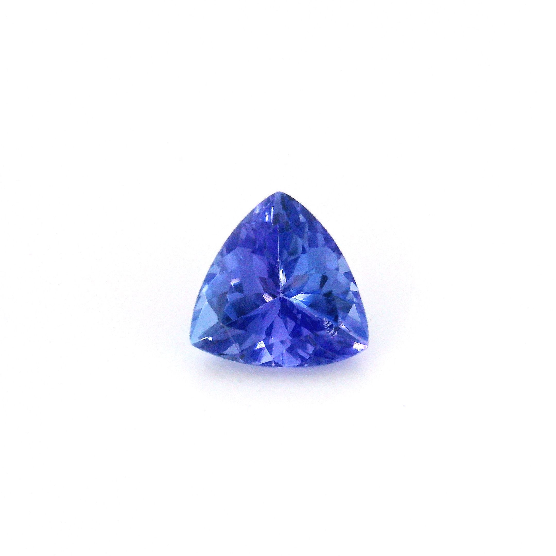 Tanzanit 1,98 ct, niebieski, szlif trójkątny