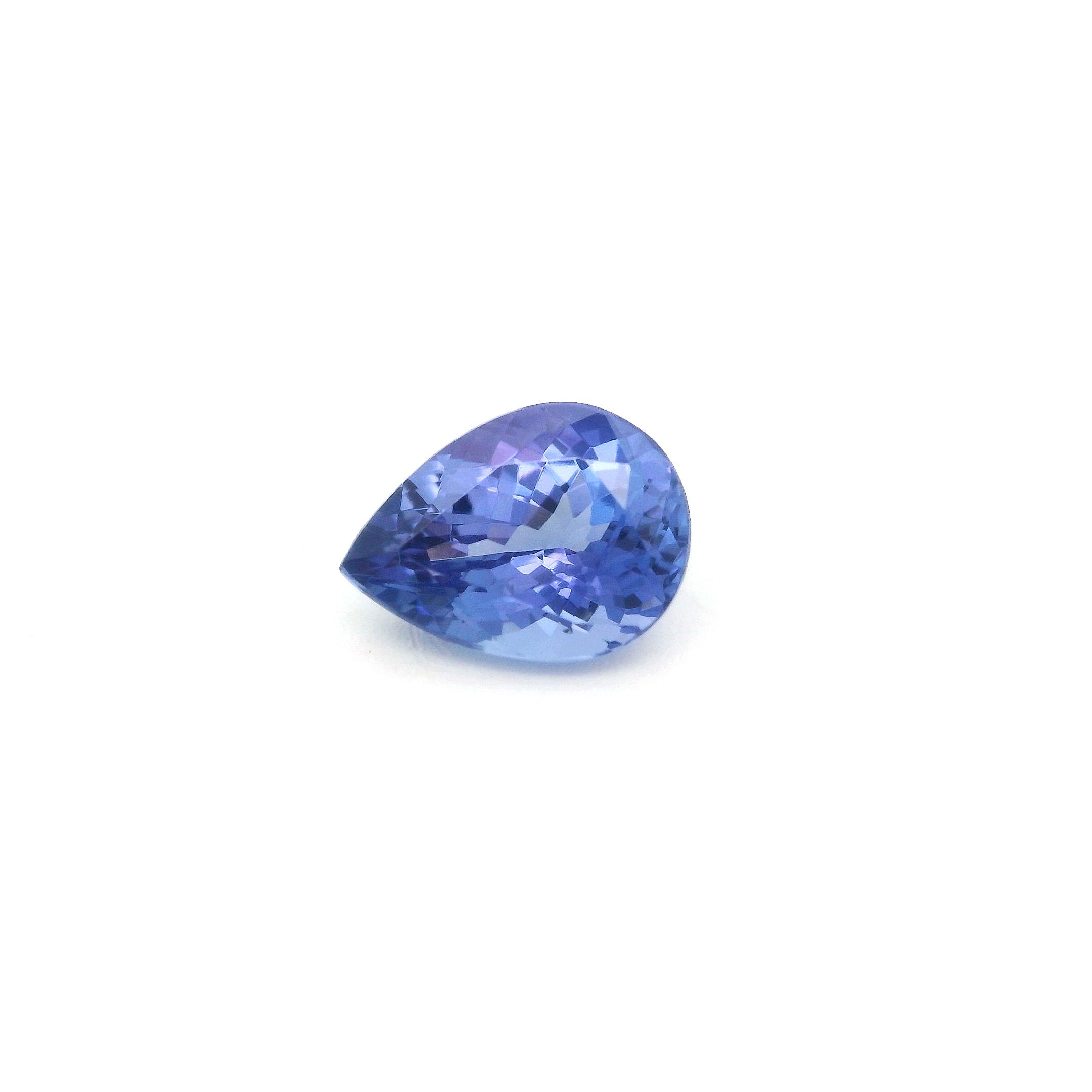 TANZANITE FACETED 1.26ct BLUE Intense EC TANZANIA HEATED