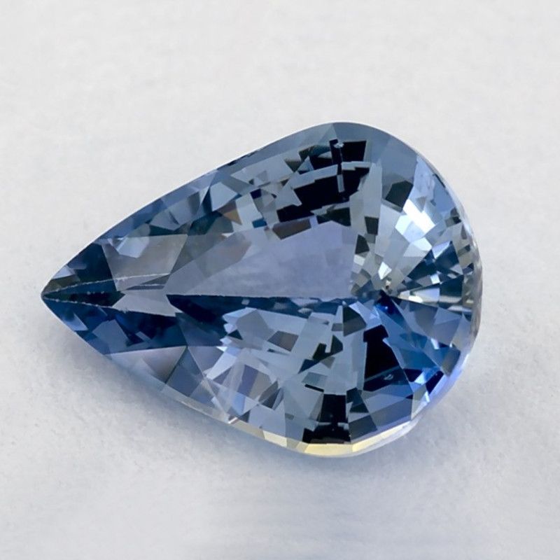 Szafir 1,15 ct, niebieski, szlif gruszka