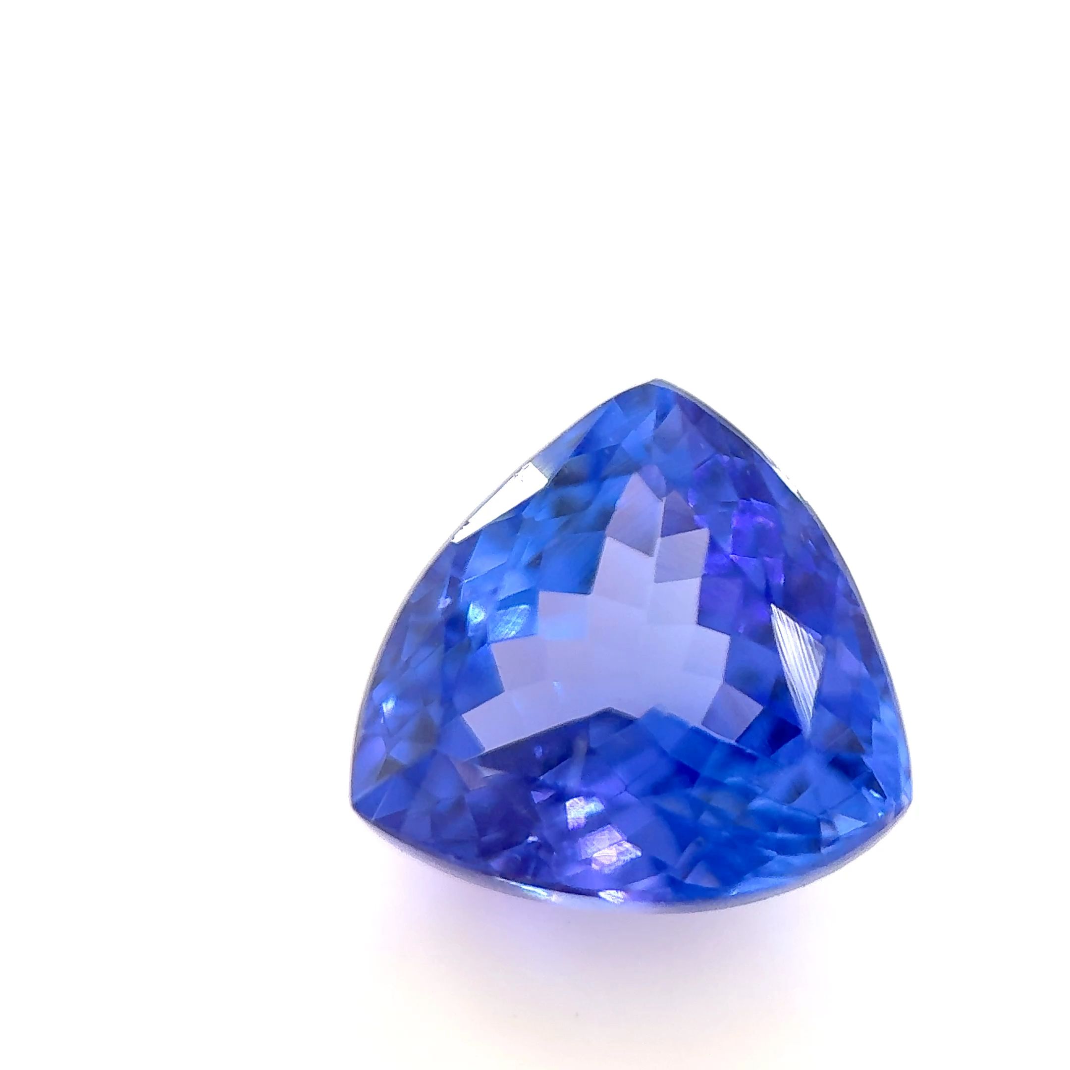 Tanzanit 2,03 ct, niebieski, szlif trilliant